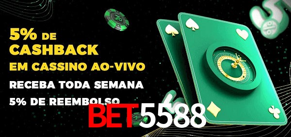 Promoções do cassino ao Vivo BET5588